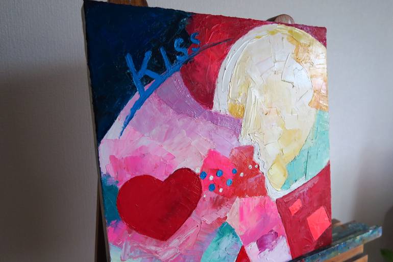 Original Abstract Expressionism Abstract Painting by Yu Kuramitsu
