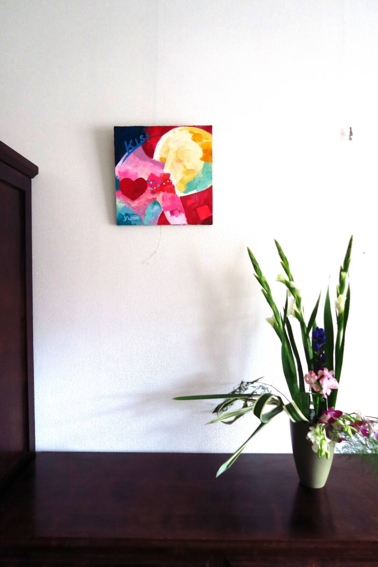 Original Abstract Expressionism Abstract Painting by Yu Kuramitsu
