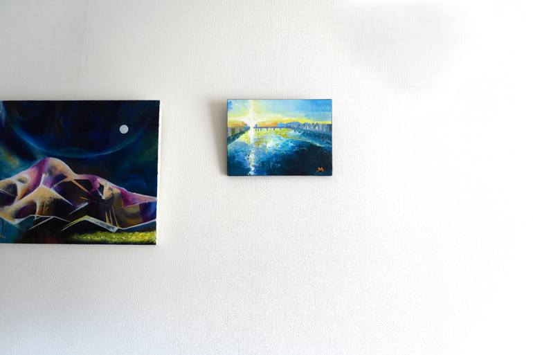 Original Abstract Landscape Painting by Yu Kuramitsu