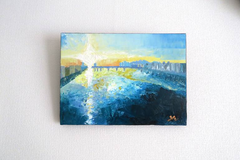 Original Abstract Landscape Painting by Yu Kuramitsu