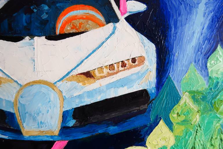 Original Abstract Car Painting by Yu Kuramitsu