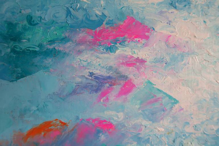 Original Abstract Expressionism Abstract Painting by Yu Kuramitsu