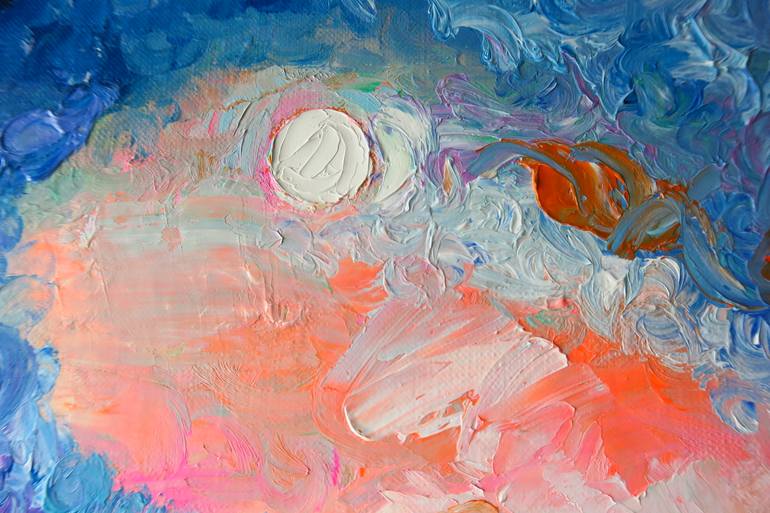 Original Abstract Expressionism Abstract Painting by Yu Kuramitsu