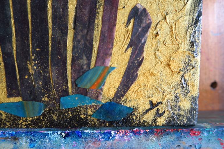 Original Abstract Expressionism Abstract Painting by Yu Kuramitsu
