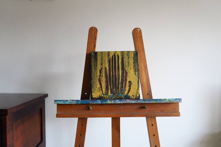 Original Abstract Expressionism Abstract Painting by Yu Kuramitsu