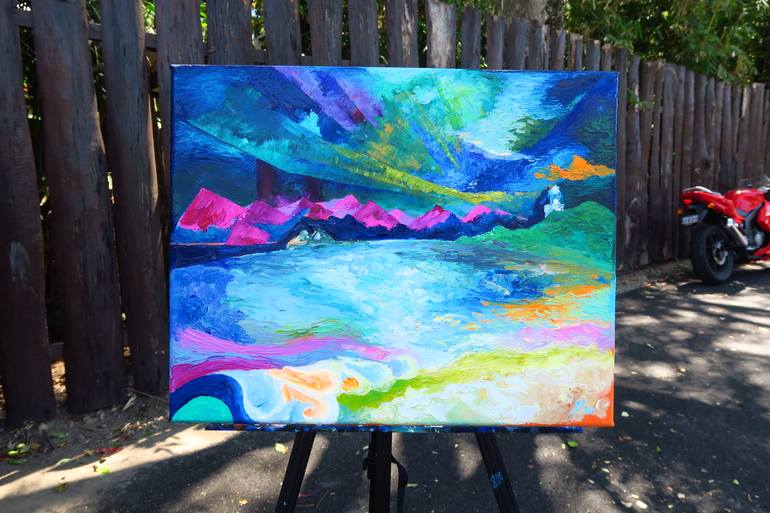 Original Contemporary Abstract Painting by Yu Kuramitsu