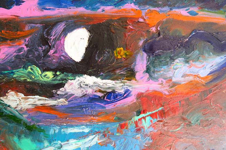 Original Contemporary Abstract Painting by Yu Kuramitsu