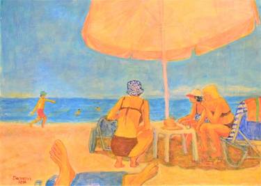 Original Contemporary Beach Paintings by Miroslav Dameski