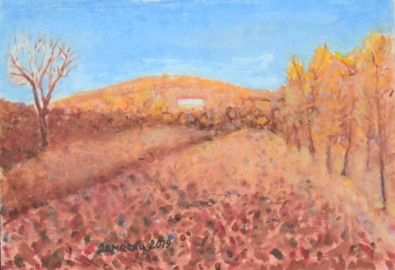 Print of Fine Art Landscape Paintings by Miroslav Dameski