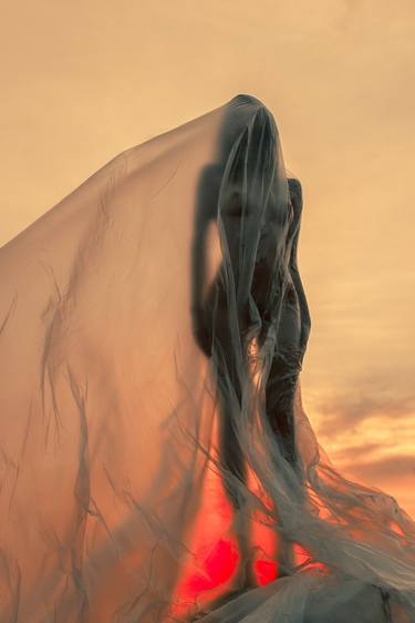 Breath of a warm summer evening, a girl at sunset "4" - Limited Edition 1 of 10 thumb