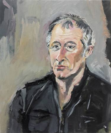 Original Portraiture Portrait Painting by Eleni Pattakou