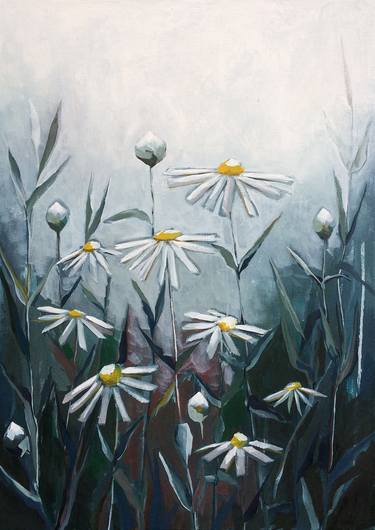 Original Floral Painting by Natasha Sergeeva