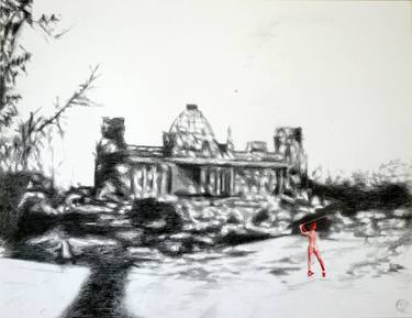 Original Realism Landscape Drawings by Mona von Wittlage