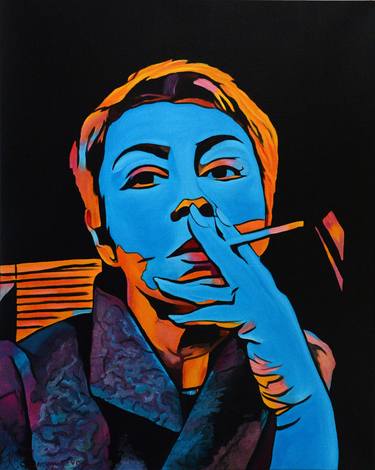 Pop Art woman Portrait Arrogance (exhibited in Perugia, Brussels, Cannes, Paris) thumb