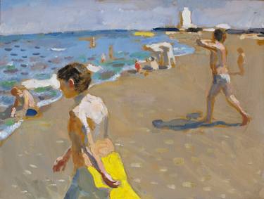 Original Realism Beach Paintings by Samir Rakhmanov