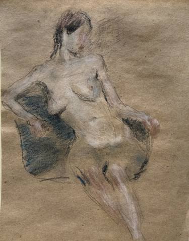 Print of Nude Drawings by Samir Rakhmanov