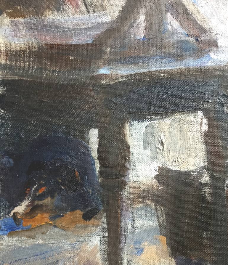 Original Figurative Science/Technology Painting by Samir Rakhmanov