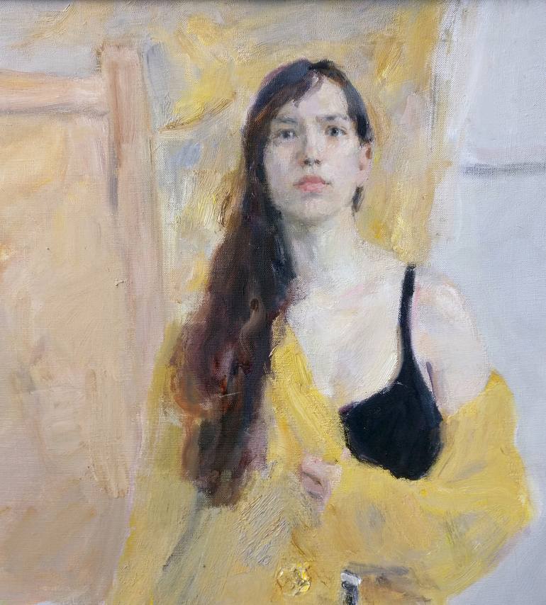 Original Portraiture Portrait Painting by Samir Rakhmanov