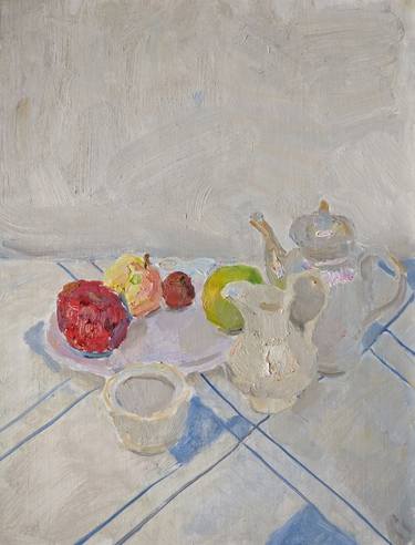 Print of Realism Still Life Paintings by Samir Rakhmanov