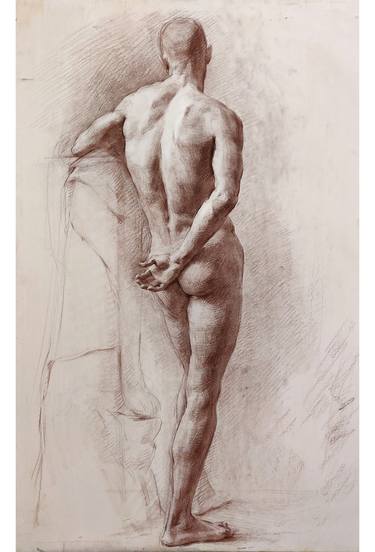 Print of Nude Drawings by Samir Rakhmanov