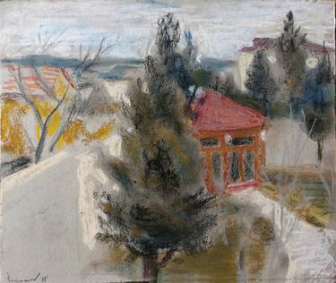 Print of Impressionism Landscape Paintings by Samir Rakhmanov