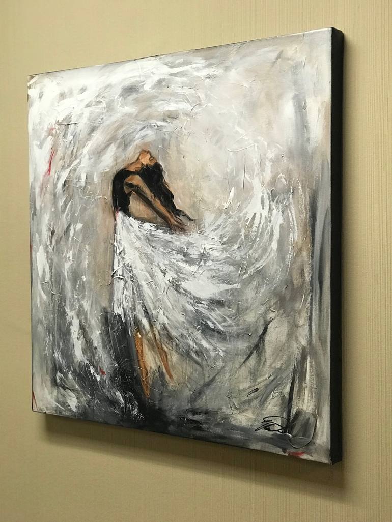 Original Abstract Women Painting by Elida Field