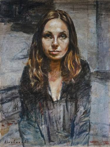 Original Expressionism Women Paintings by Mariusz Robert Drabarek