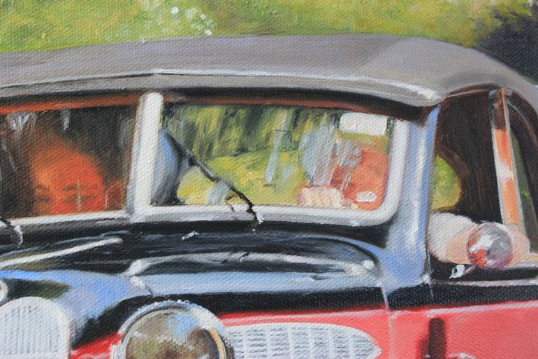 Original Fine Art Automobile Painting by Doris Hauptmann