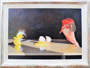 Original Fine Art Humor Paintings by Doris Hauptmann