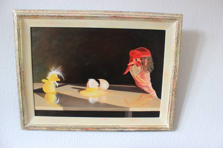 Original Humor Painting by Doris Hauptmann