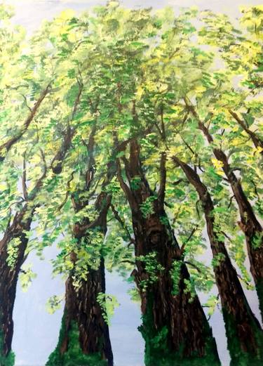 Print of Tree Paintings by Dijana Čović