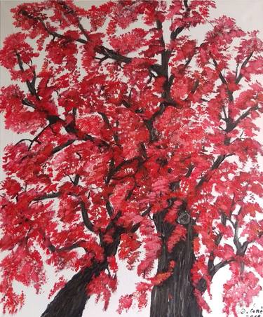 Print of Tree Paintings by Dijana Čović