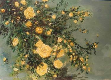 Print of Impressionism Floral Paintings by Dijana Čović