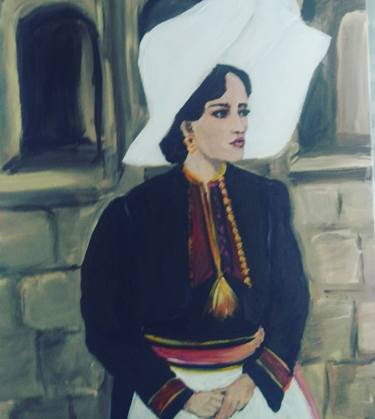 Print of Expressionism Women Paintings by Dijana Čović