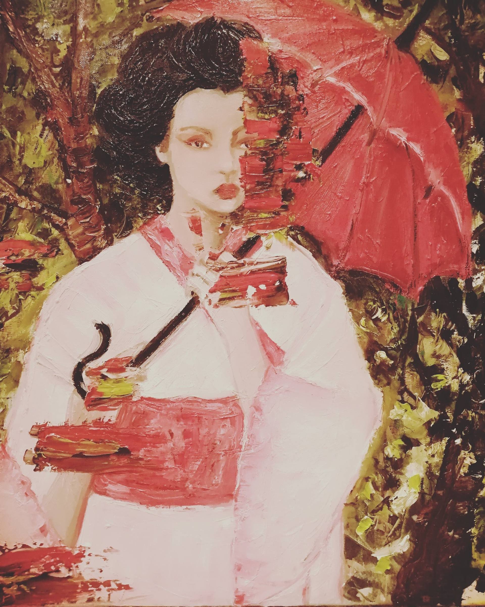 Memoirs of a Geisha Painting by Dijana ČOvić | Saatchi Art Canada