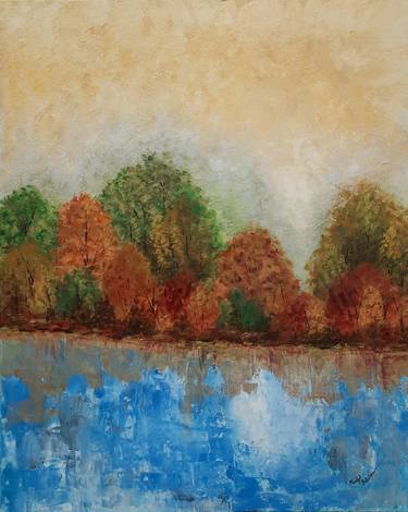 Original Landscape Painting by Pooja Grover