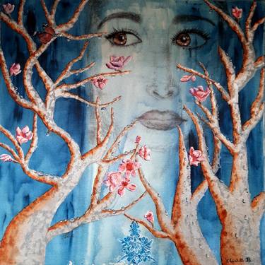Original Fine Art People Paintings by Christelle Beauviche