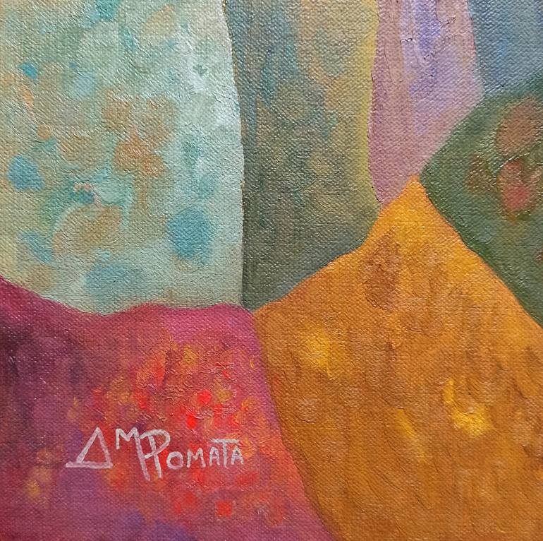 Original Expressionism Landscape Painting by Angeles M Pomata