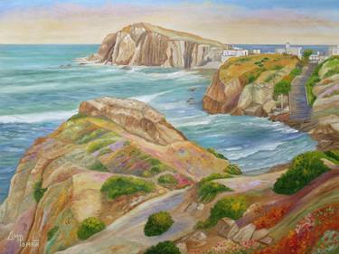 Original Seascape Paintings by Angeles M Pomata
