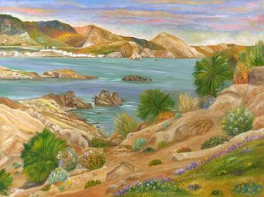 Original Seascape Paintings by Angeles M Pomata