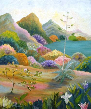Original Impressionism Seascape Paintings by Angeles M Pomata