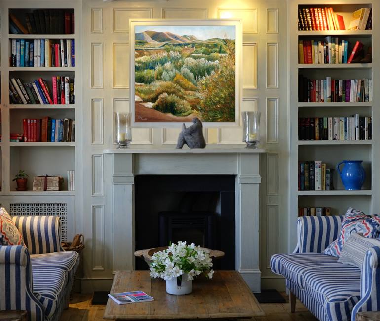 Original Contemporary Landscape Painting by Angeles M Pomata