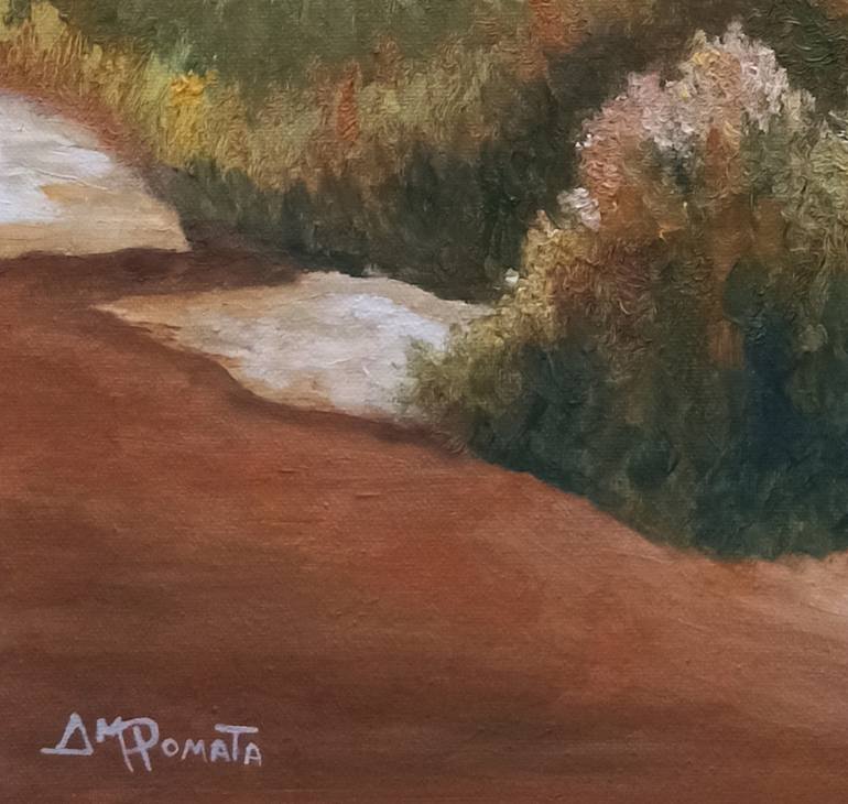 Original Contemporary Landscape Painting by Angeles M Pomata