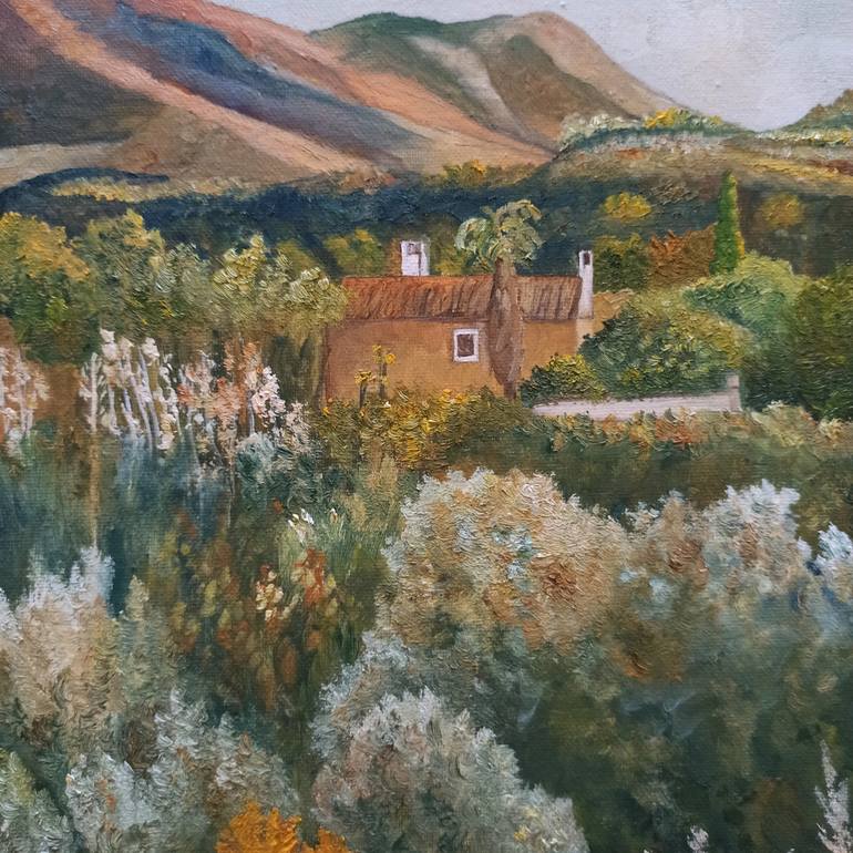 Original Contemporary Landscape Painting by Angeles M Pomata