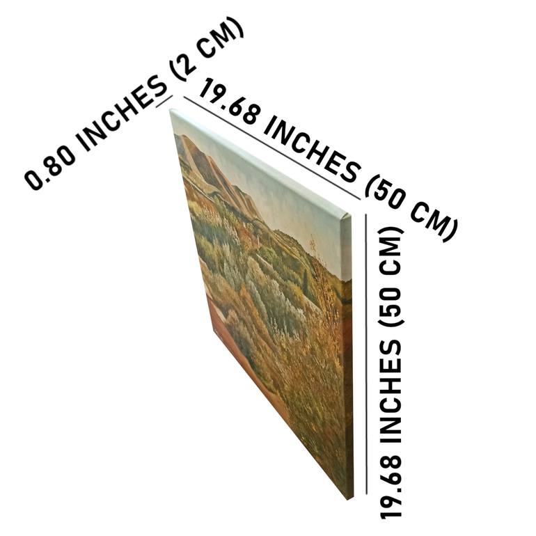 Original Contemporary Landscape Painting by Angeles M Pomata