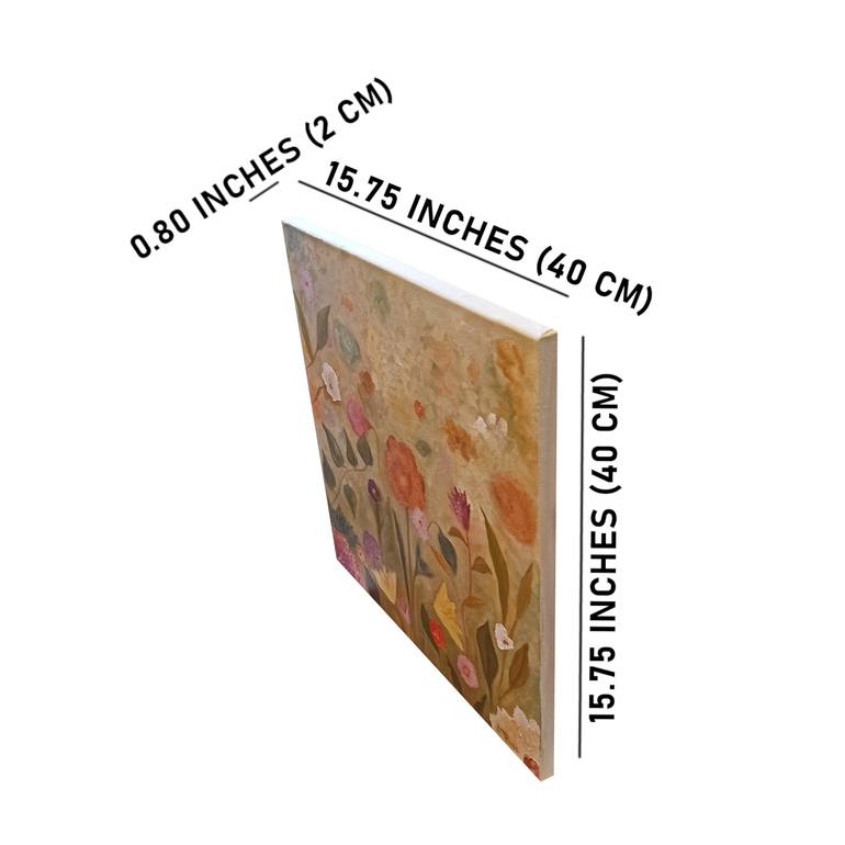 Original Expressionism Floral Painting by Angeles M Pomata