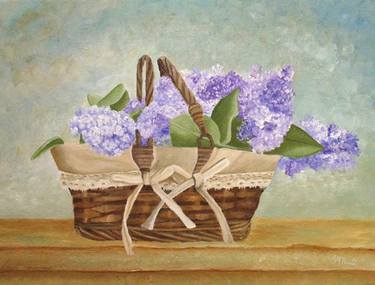 Basket Of Lilacs thumb