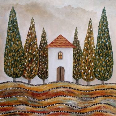 Print of Expressionism Home Paintings by Angeles M Pomata