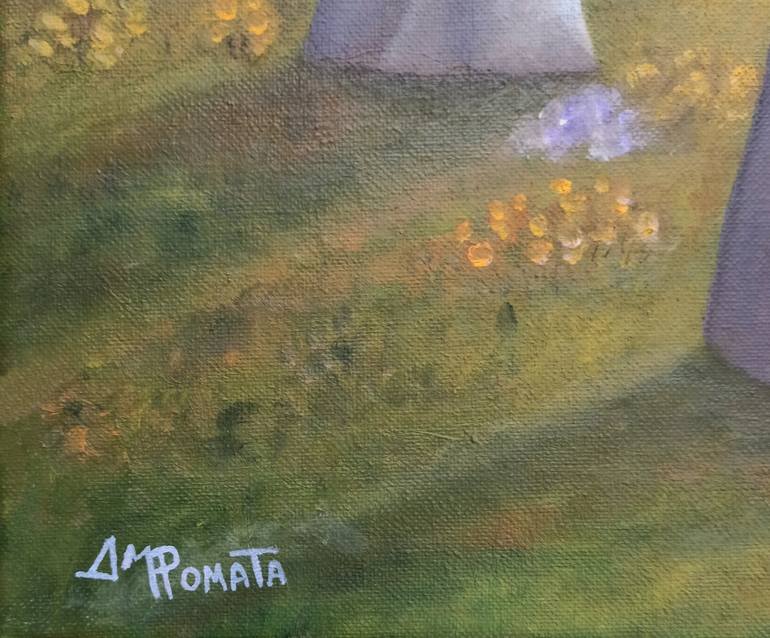 Original Landscape Painting by Angeles M Pomata