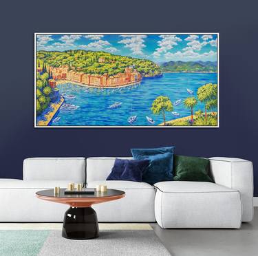 Portofino, the Italian Riviera seascape thumb